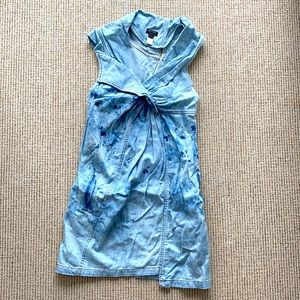 Diesel Asymmetric Denim Dress XS